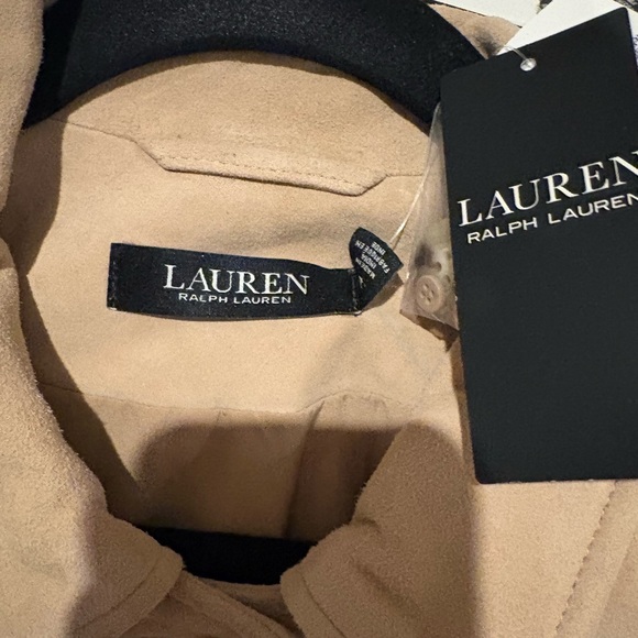 Ralph Lauren Tan Leather Fringe Jacket - Picture 2 of 3